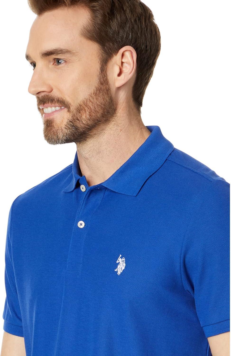 image:imageUS Polo Assn USPA Performance Pique Short Sleeve PoloBlue Raft