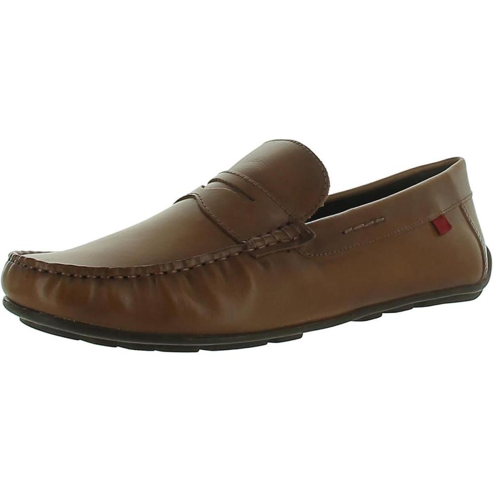 image:imageMens Leather Casual Slip On Penny LoafersTan Napa