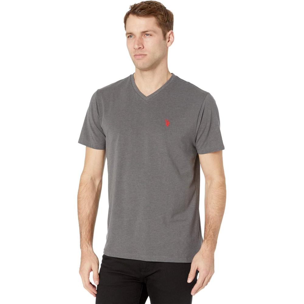 image:imageSTRETCH VNECK TSHIRTDark Heather Grey