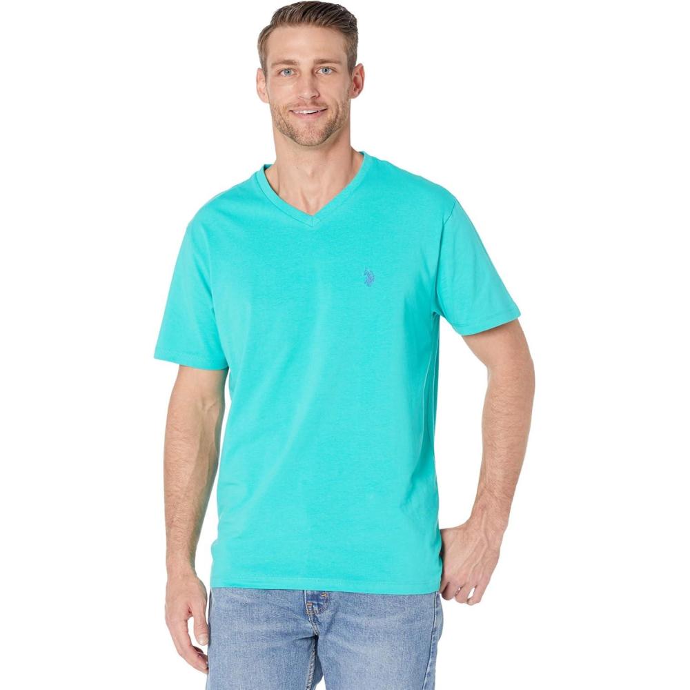 image:imageSTRETCH VNECK TSHIRTPool Green