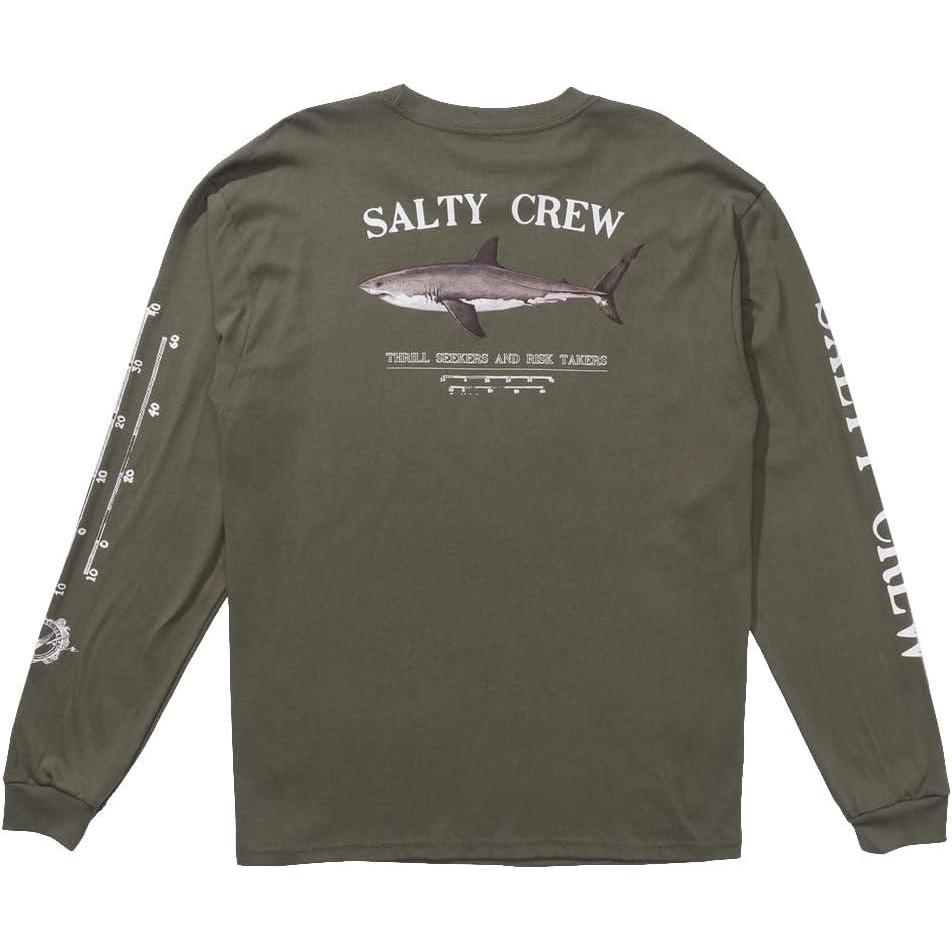 image:imageSalty Crew Mens Bruce Standard Long Sleeve TeeDusty Olive