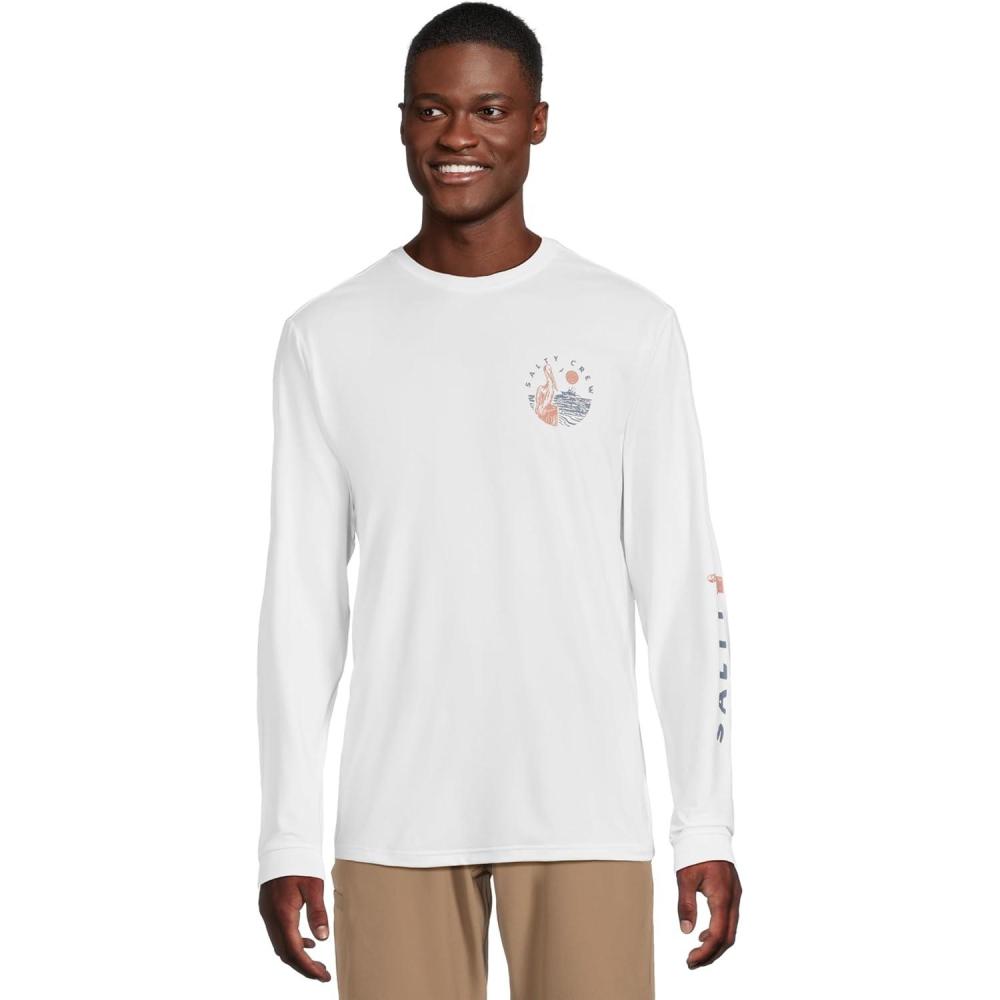 image:imageSalty Crew Mens Stake Out SunshirtWhite