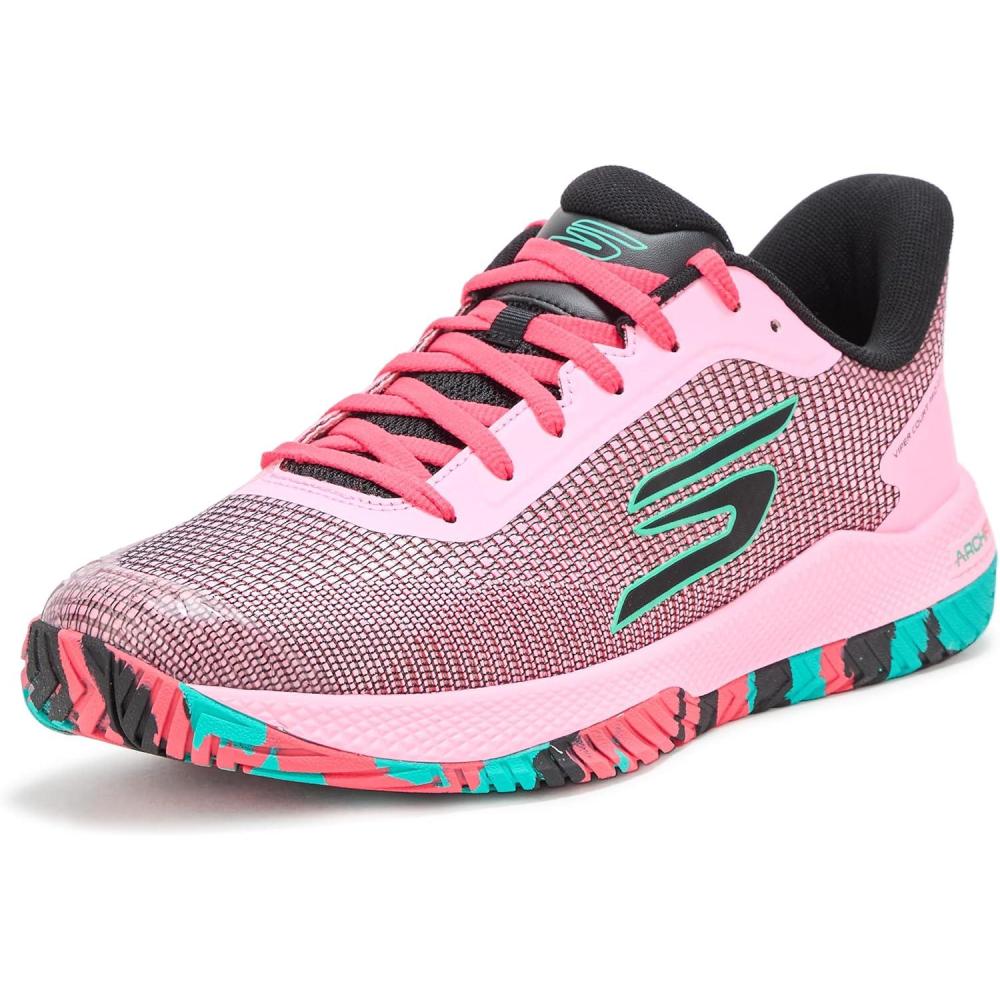 image:imageSkechers Mens Pickleball Viper Court Pro 20 SneakerPinkBlack