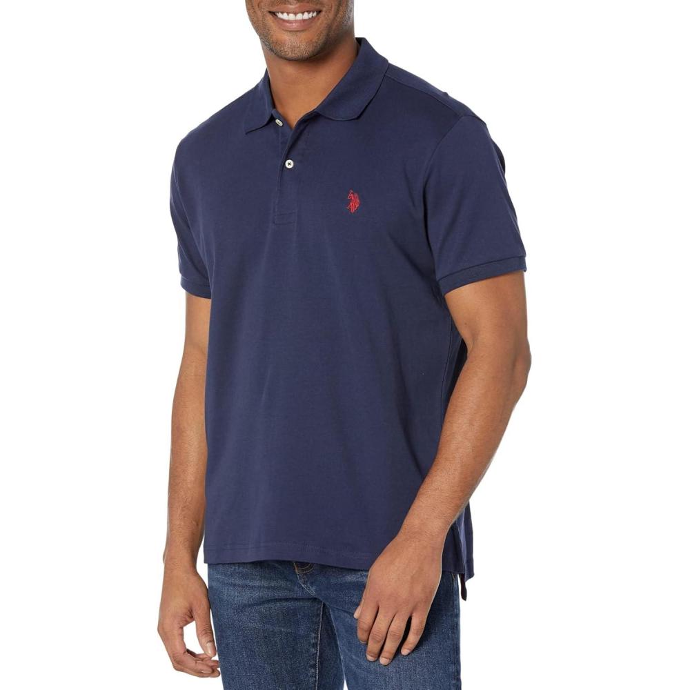 image:imageUS Polo Assn Mens Slim Fit Interlock PoloClassic Navy