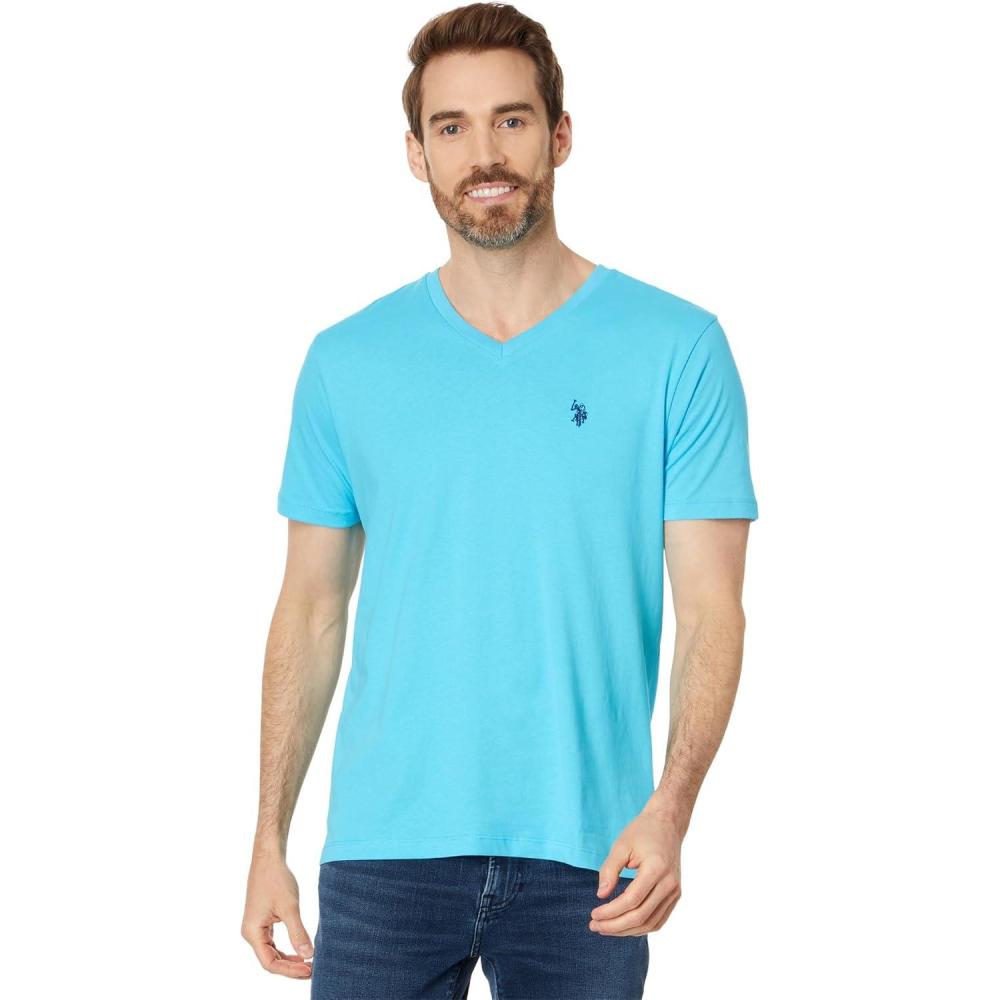 image:imageUS Polo Assn Mens VNeck TeeBlue Sea