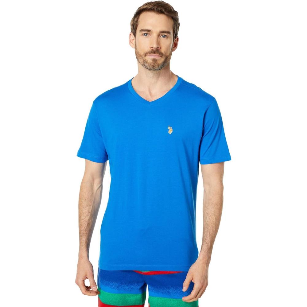 image:imageUS Polo Assn Mens VNeck TeeBritish Blue