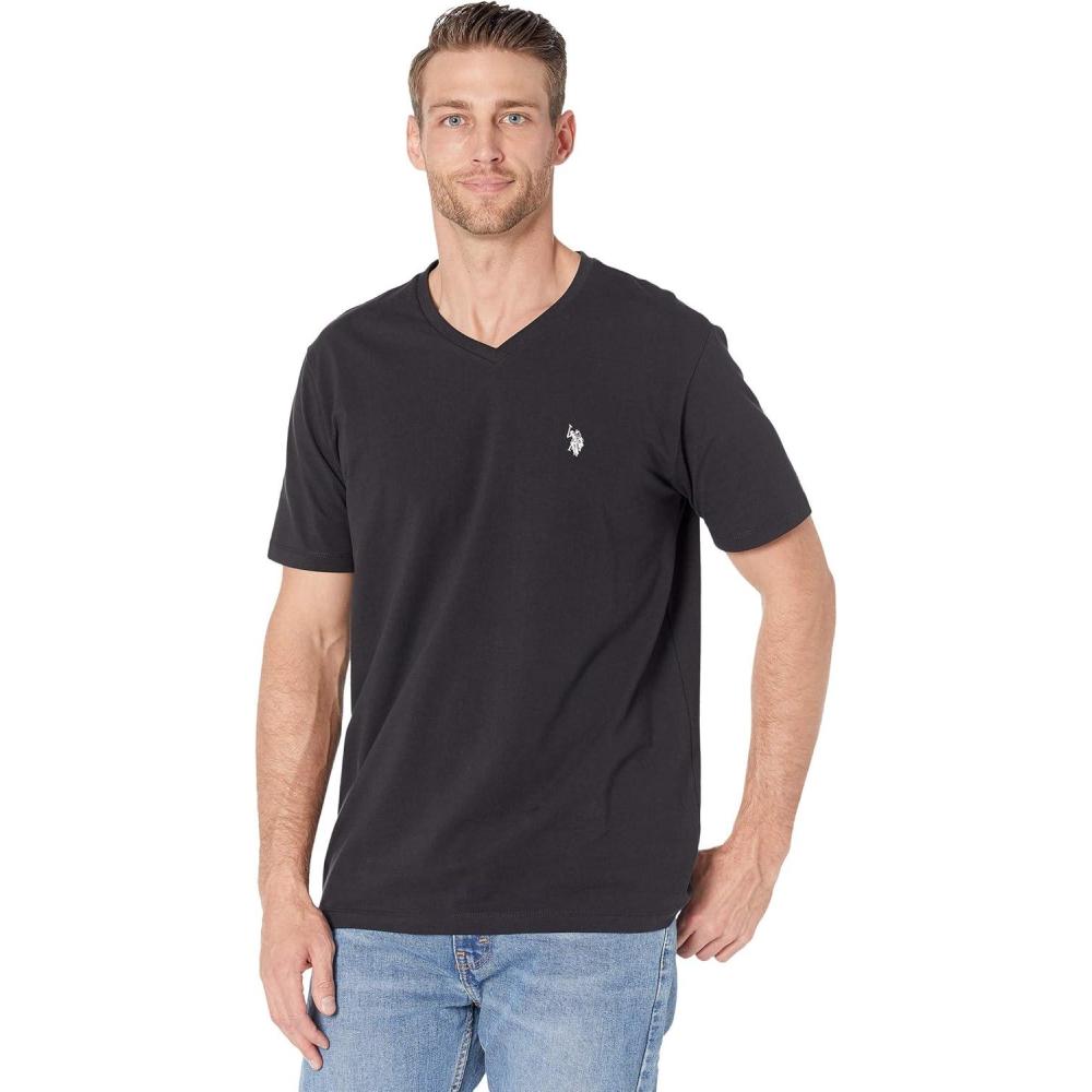 image:imageUS Polo Assn Mens VNeck TeeClassic Black