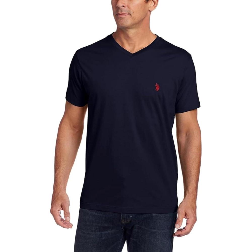 image:imageUS Polo Assn Mens VNeck TeeClassic Navy 3pack