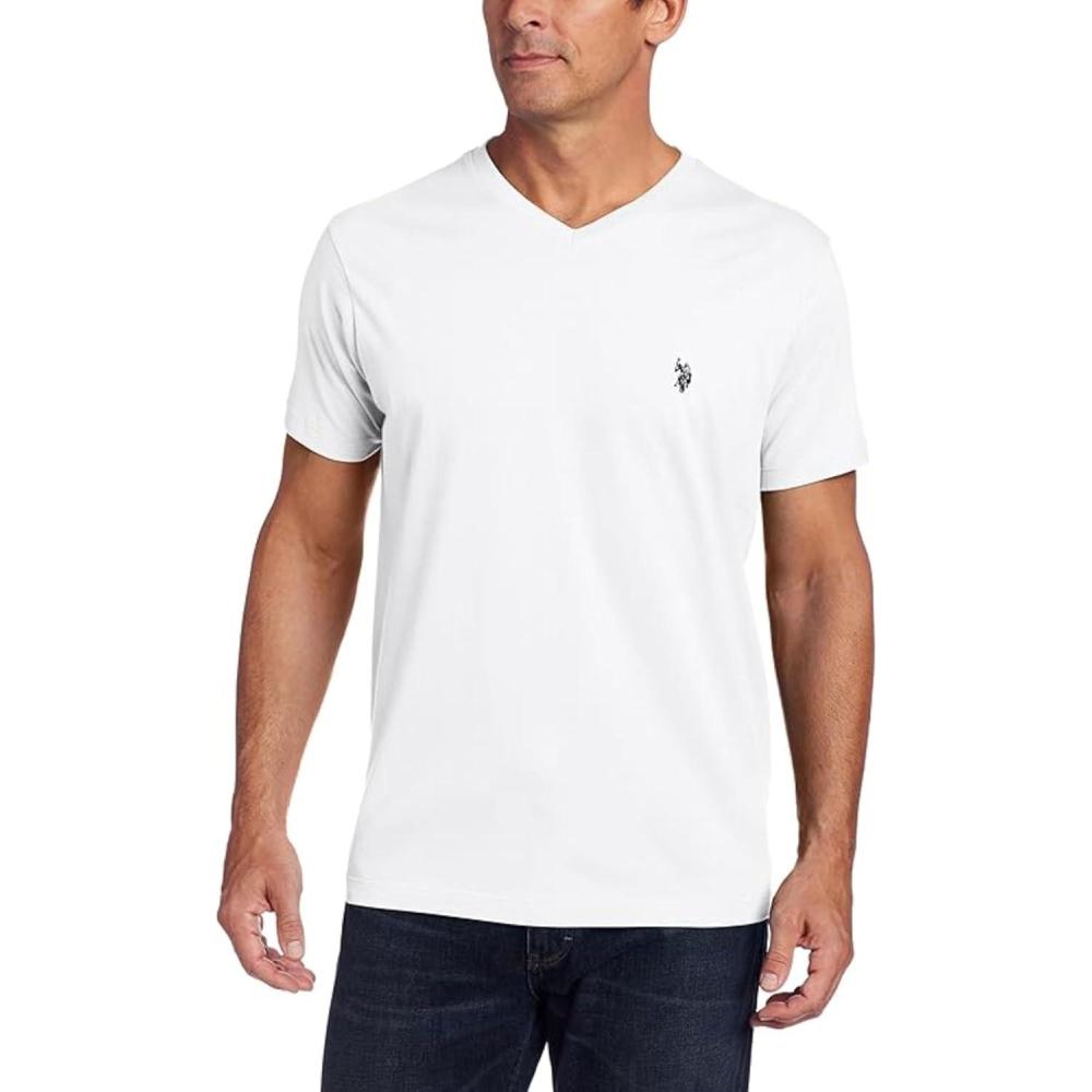 image:imageUS Polo Assn Mens VNeck TeeWhite
