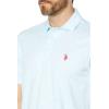 FLORAL JERSEY POLO SHIRT(Easy Turquoise)