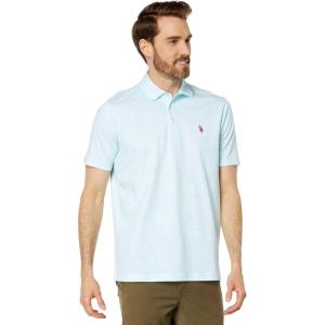 FLORAL JERSEY POLO SHIRT(Easy Turquoise)