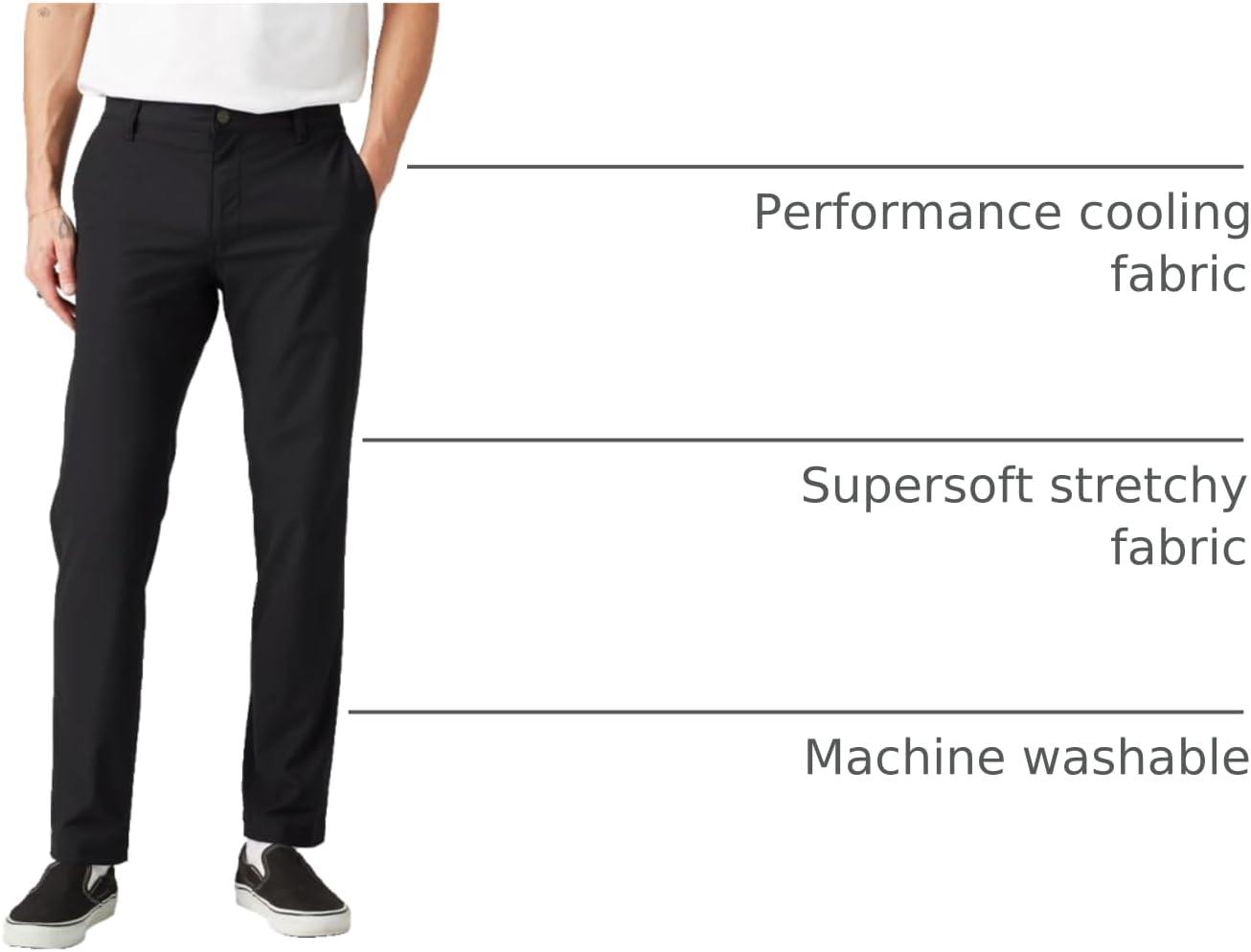 image:imageLevis Mens Xx Standard Chino Tech Pants Also Available in Big ampamp TallNew Black Boots