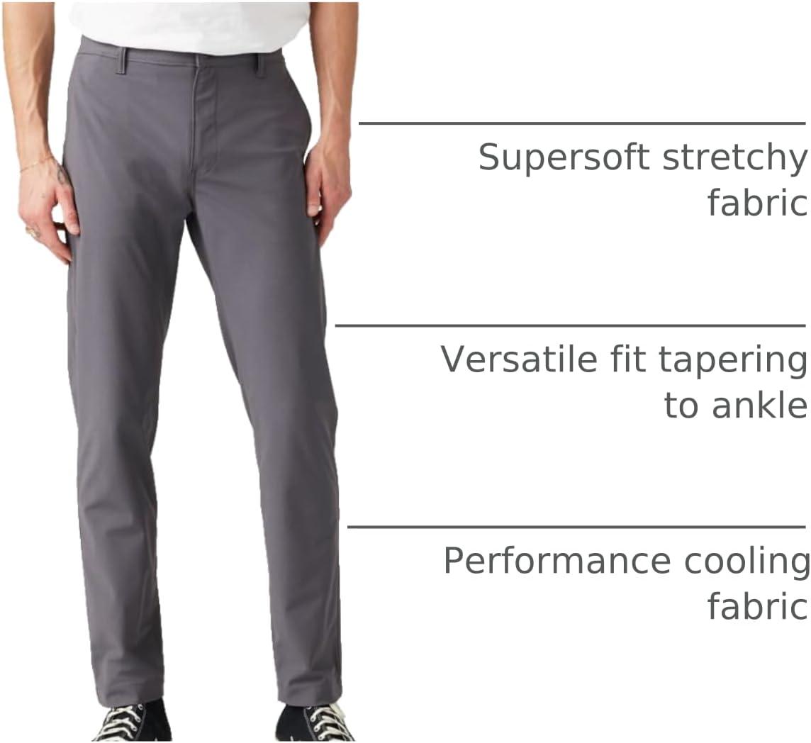 image:imageLevis Mens Xx Standard Chino Tech Pants Also Available in Big ampamp TallNew Charred Grey