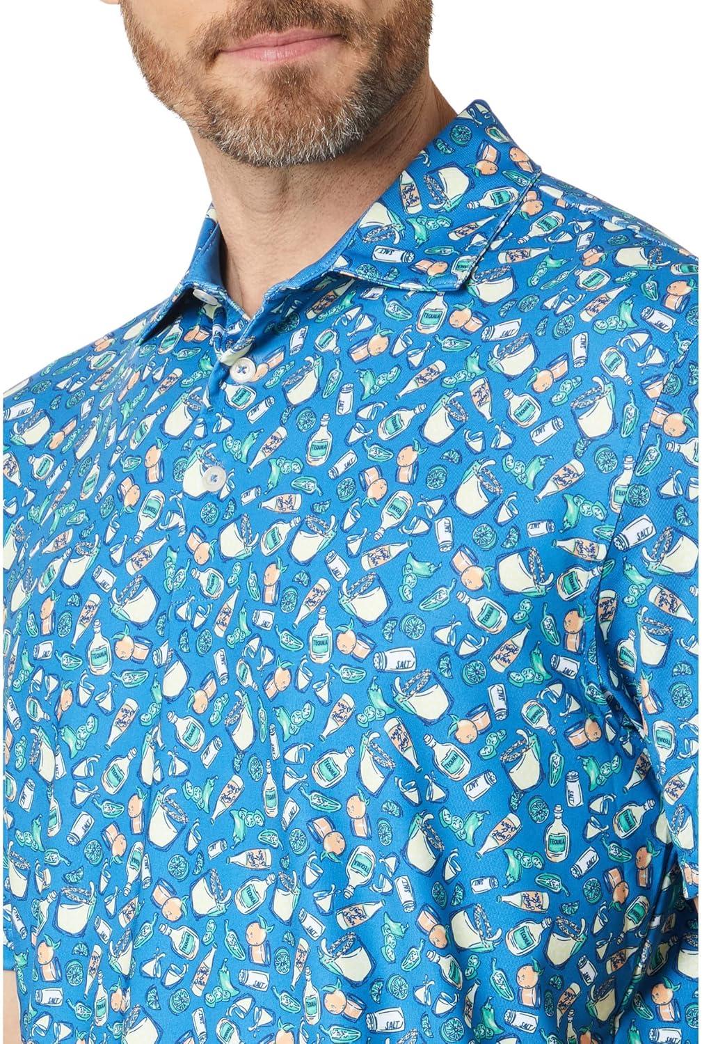 image:imageSouthern Tide Driver Marg Madness Performance Polo Atlantic Blue SM