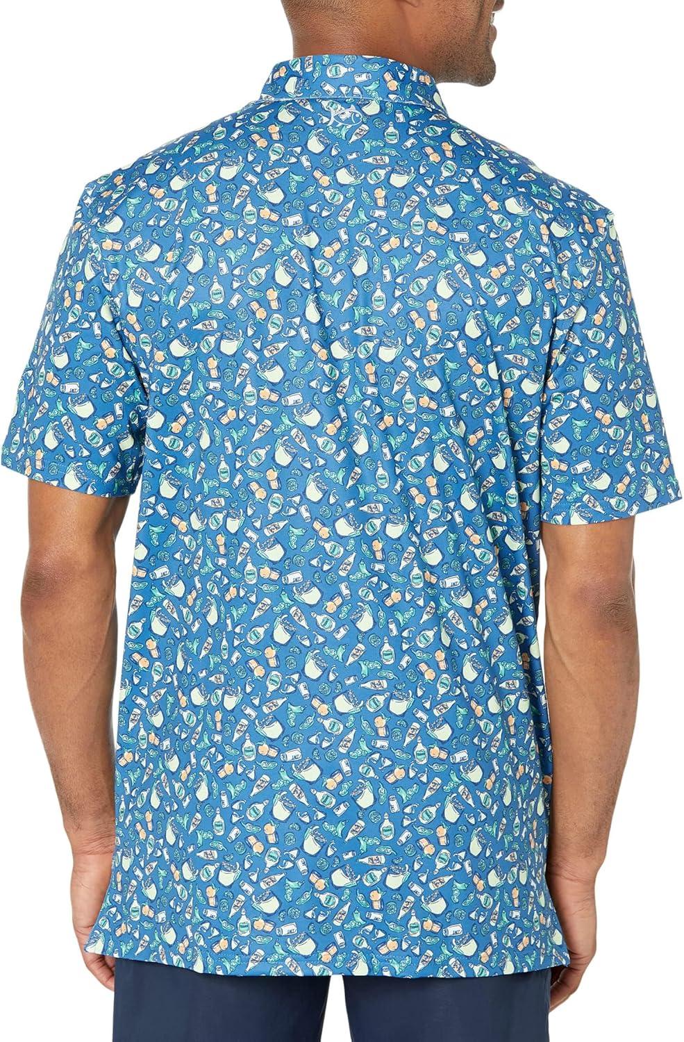 image:imageSouthern Tide Driver Marg Madness Performance Polo Atlantic Blue SM