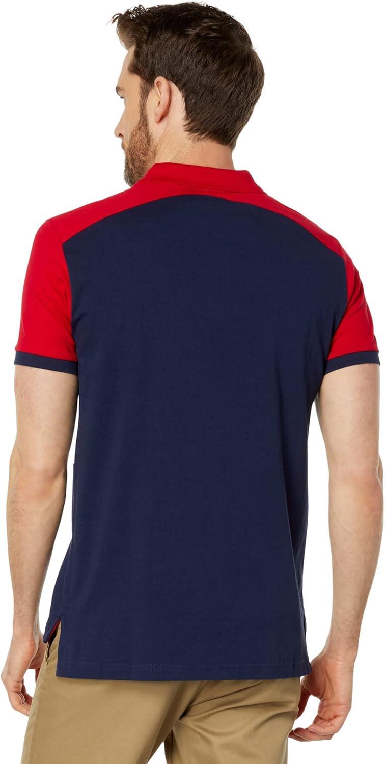 image:imageUS POLO ASSN Slim Fit Chest Stripe ColorBlock PoloClassic Navy