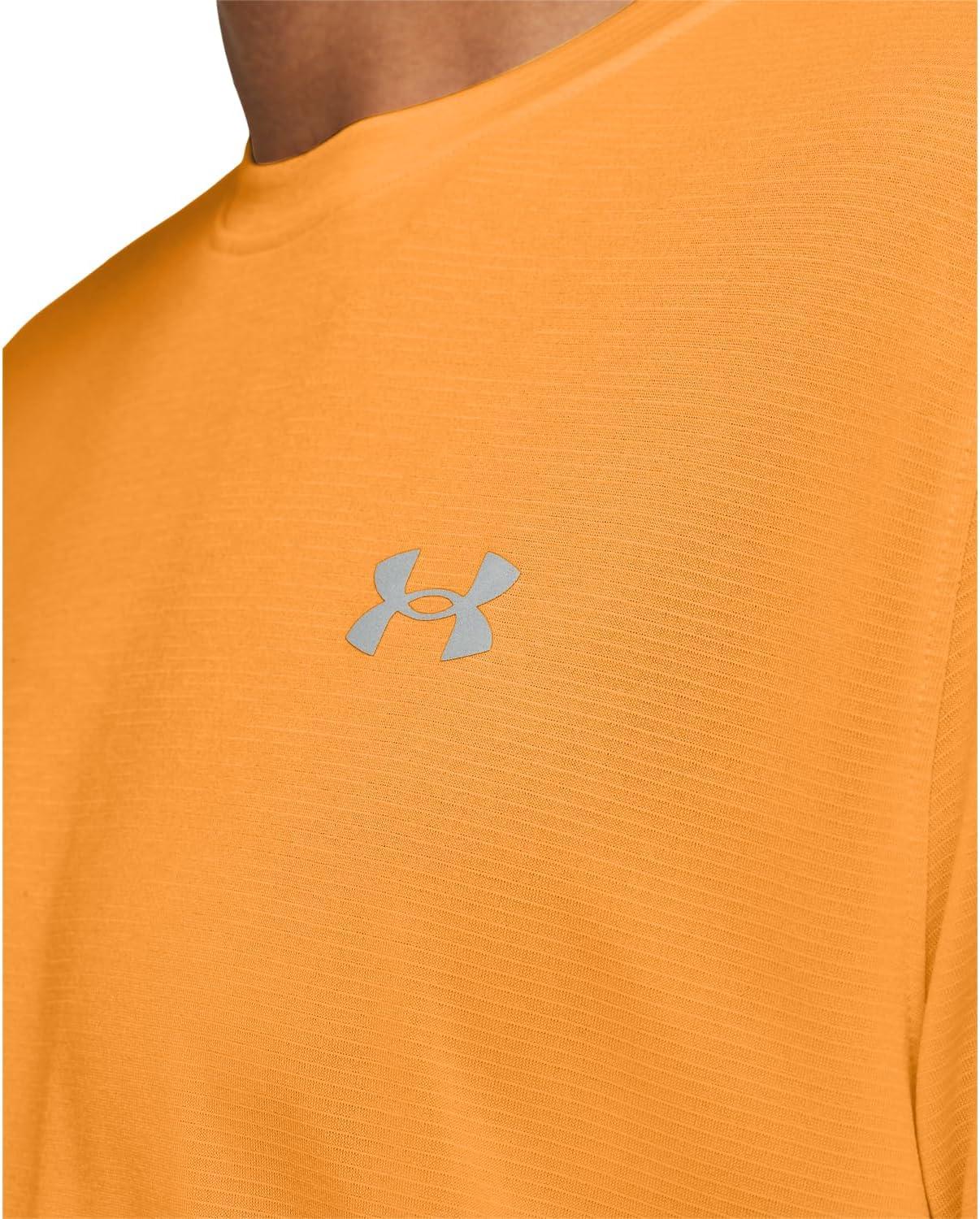 image:imageUnder Armour Streaker T ShirtNova OrangeReflective