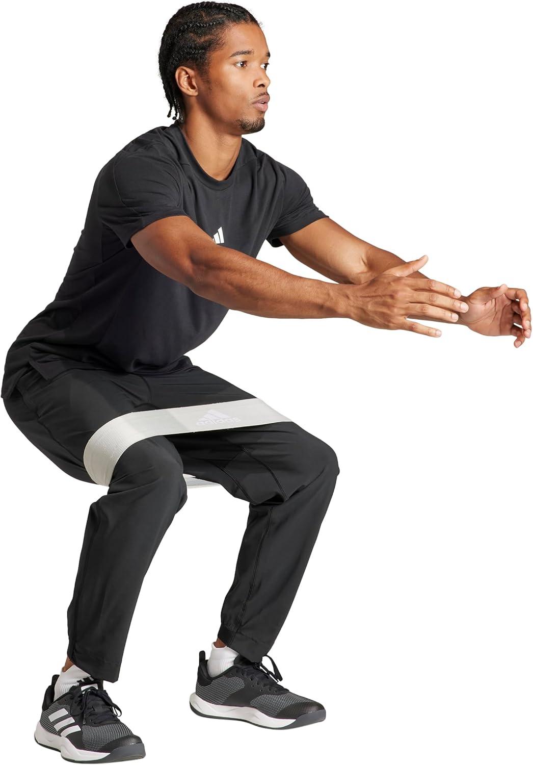 image:imageadidas Training Essentials Training Woven PantsBlackWhite