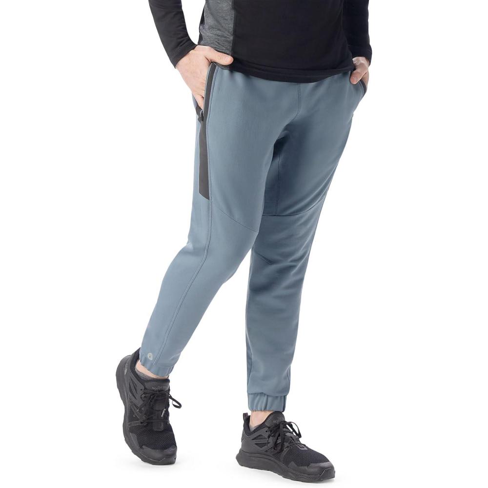image:imageSmartWool Mens Active Fleece JoggersPewter Blue
