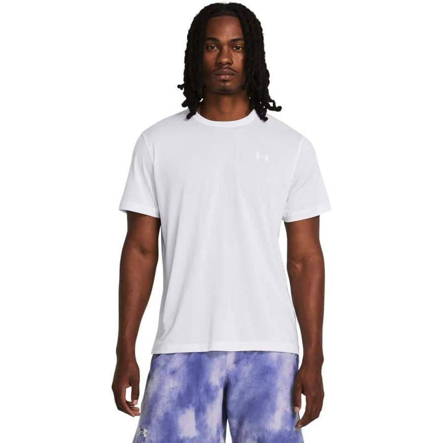image:imageUnder Armour Streaker T ShirtWhiteReflective