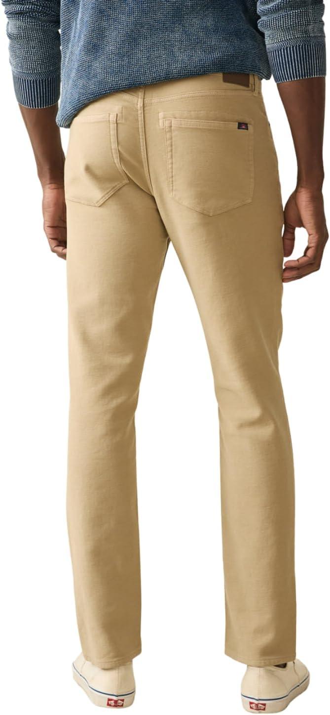 image:imageFaherty Mens Stretch Terry 5 Pocket PantDesert Khaki