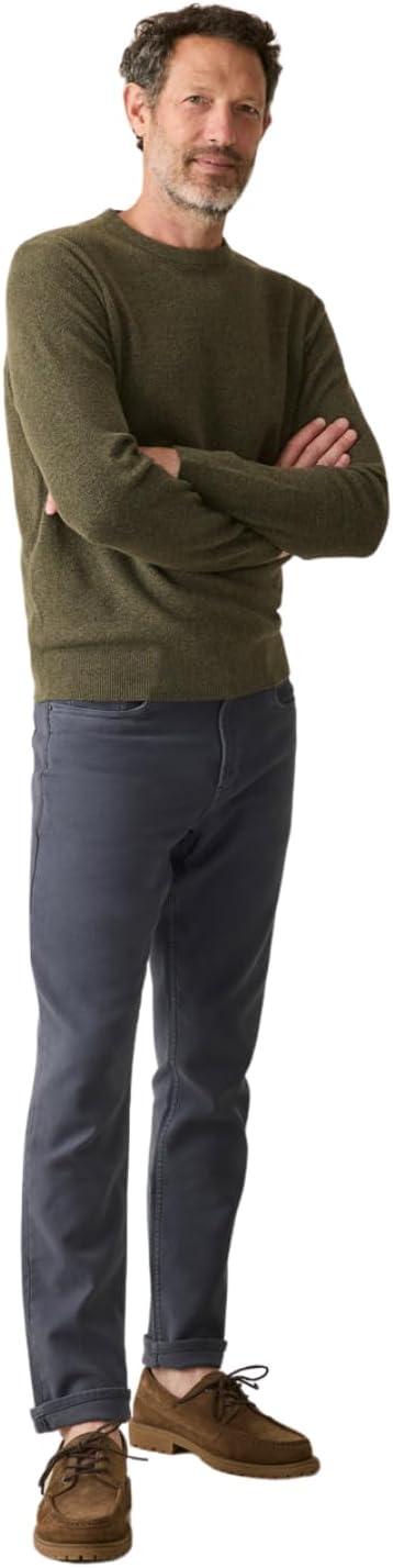 image:imageFaherty Mens Stretch Terry 5 Pocket PantNavy