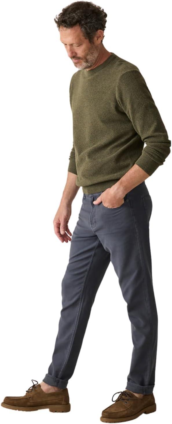 image:imageFaherty Mens Stretch Terry 5 Pocket PantNavy