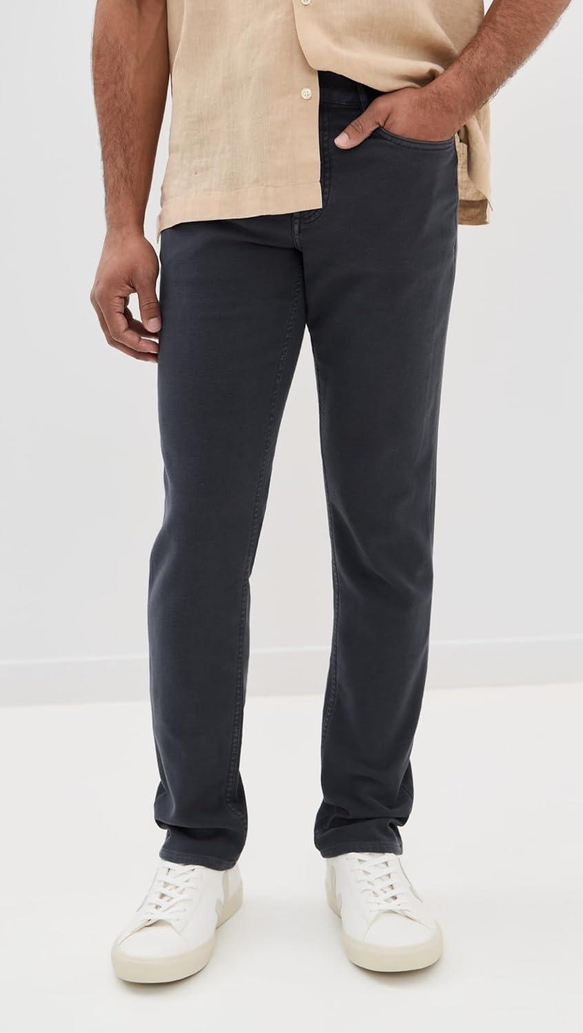 image:imageFaherty Mens Stretch Terry 5 Pocket PantNavy