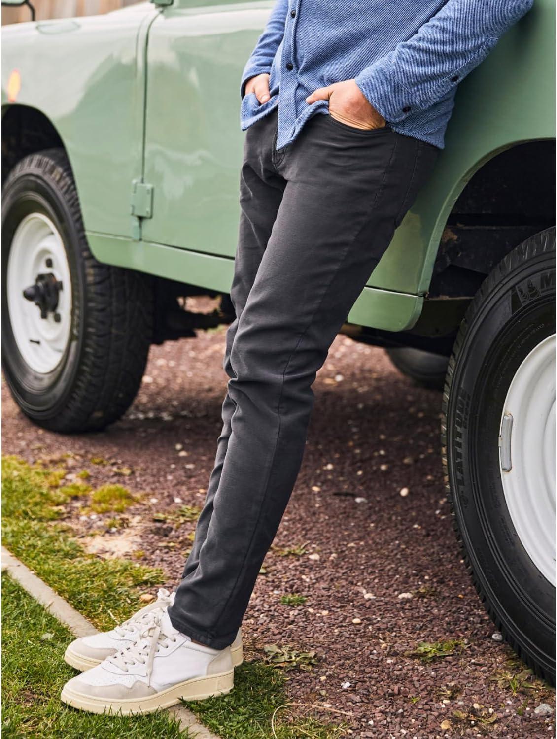 image:imageFaherty Mens Stretch Terry 5 Pocket PantOnyx Black