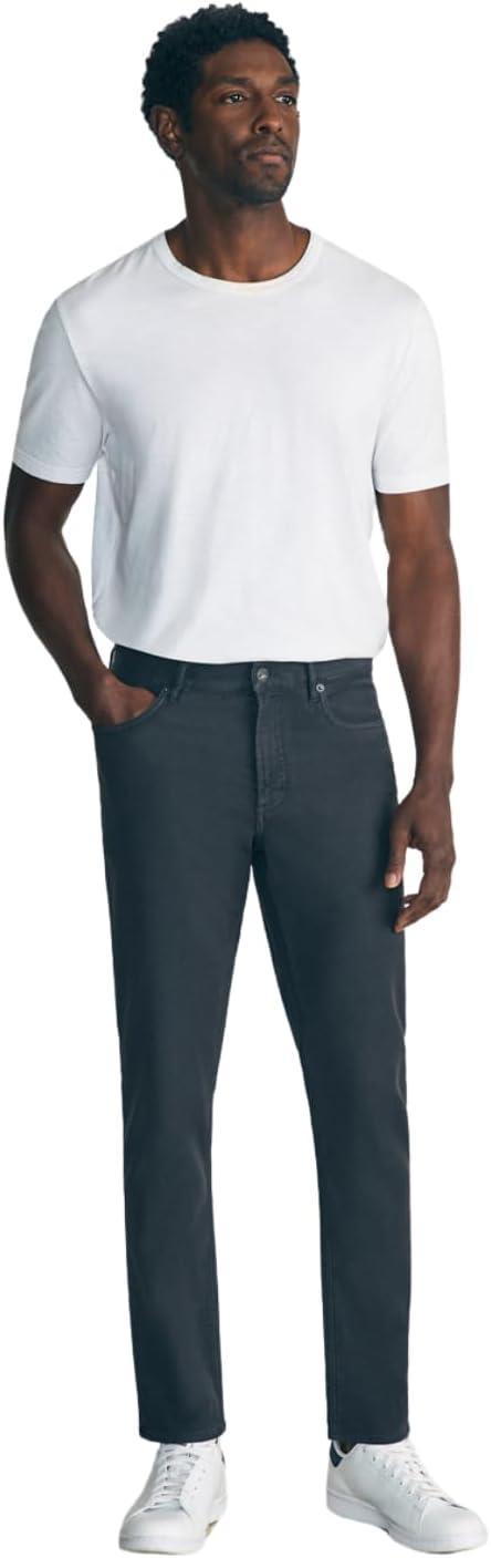 image:imageFaherty Mens Stretch Terry 5 Pocket PantOnyx Black