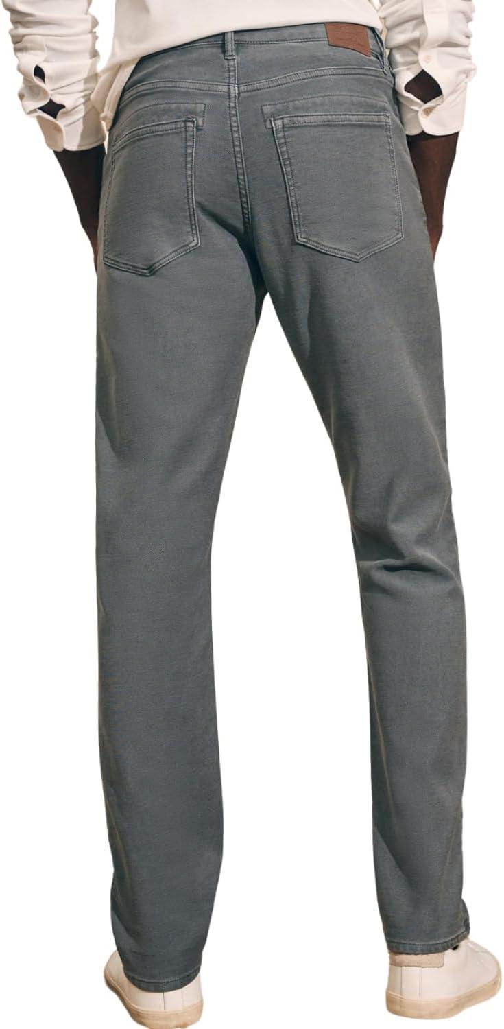image:imageFaherty Mens Stretch Terry 5 Pocket PantSlate