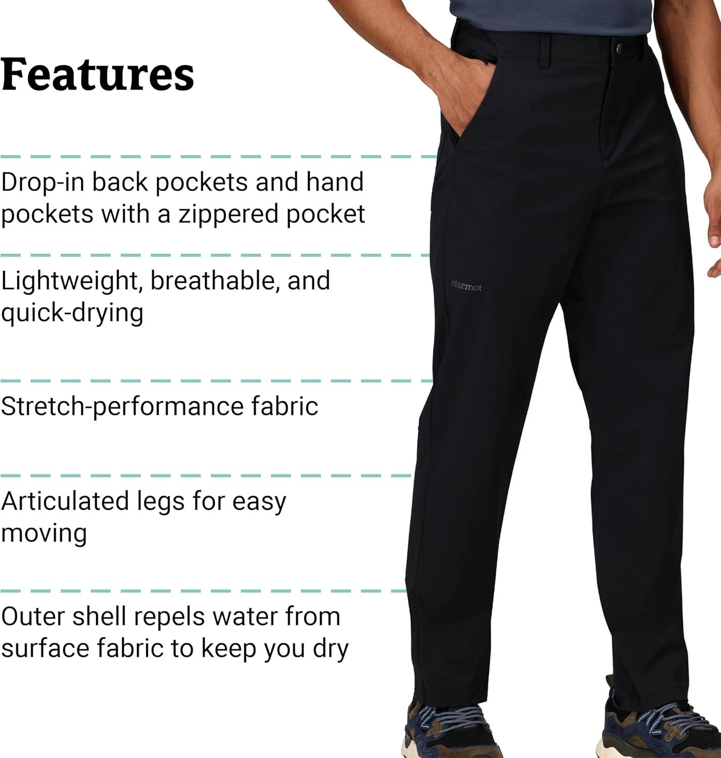 image:imageMarmot Mens Arch Rock PantsBlack Latest Collection