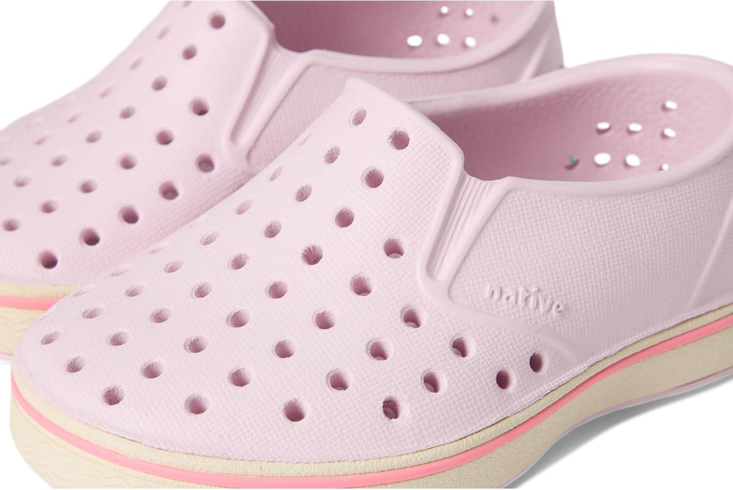 image:imageNative Shoes Unisex Kids Miles SlipOn SneakerBarely PinkBone White