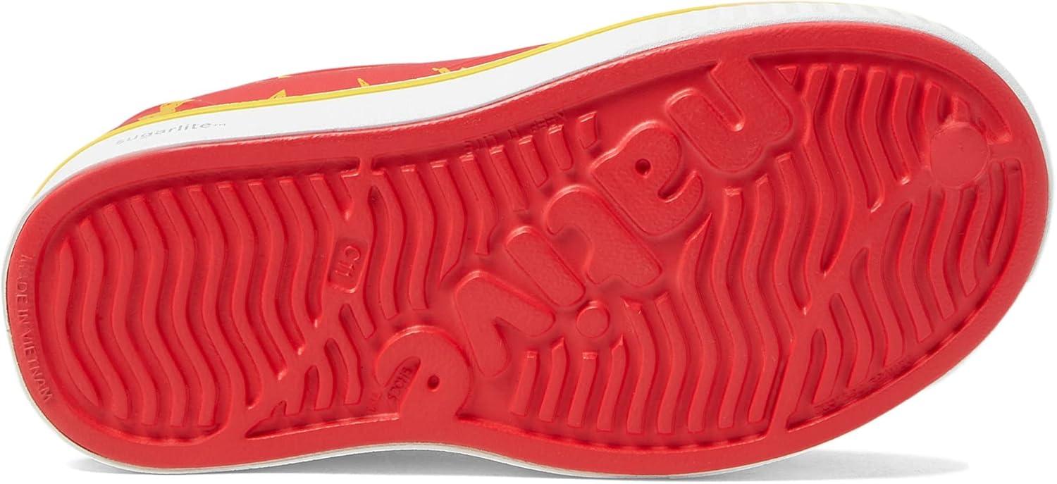 image:imageNative Shoes Unisex Kids Miles SlipOn SneakerHyper RedShell WhiteCrayon Lightning