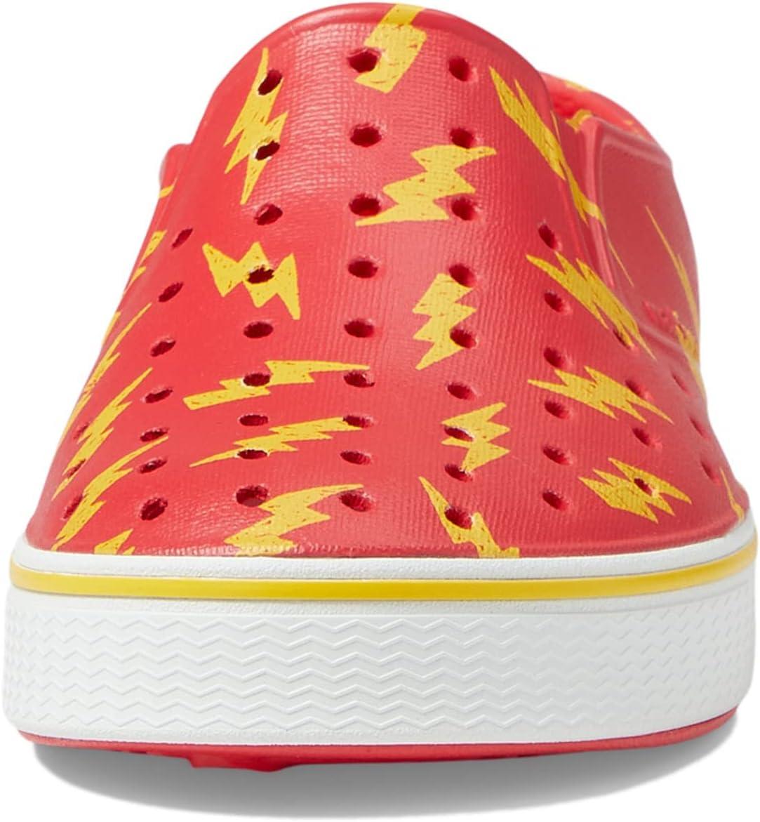 image:imageNative Shoes Unisex Kids Miles SlipOn SneakerHyper RedShell WhiteCrayon Lightning