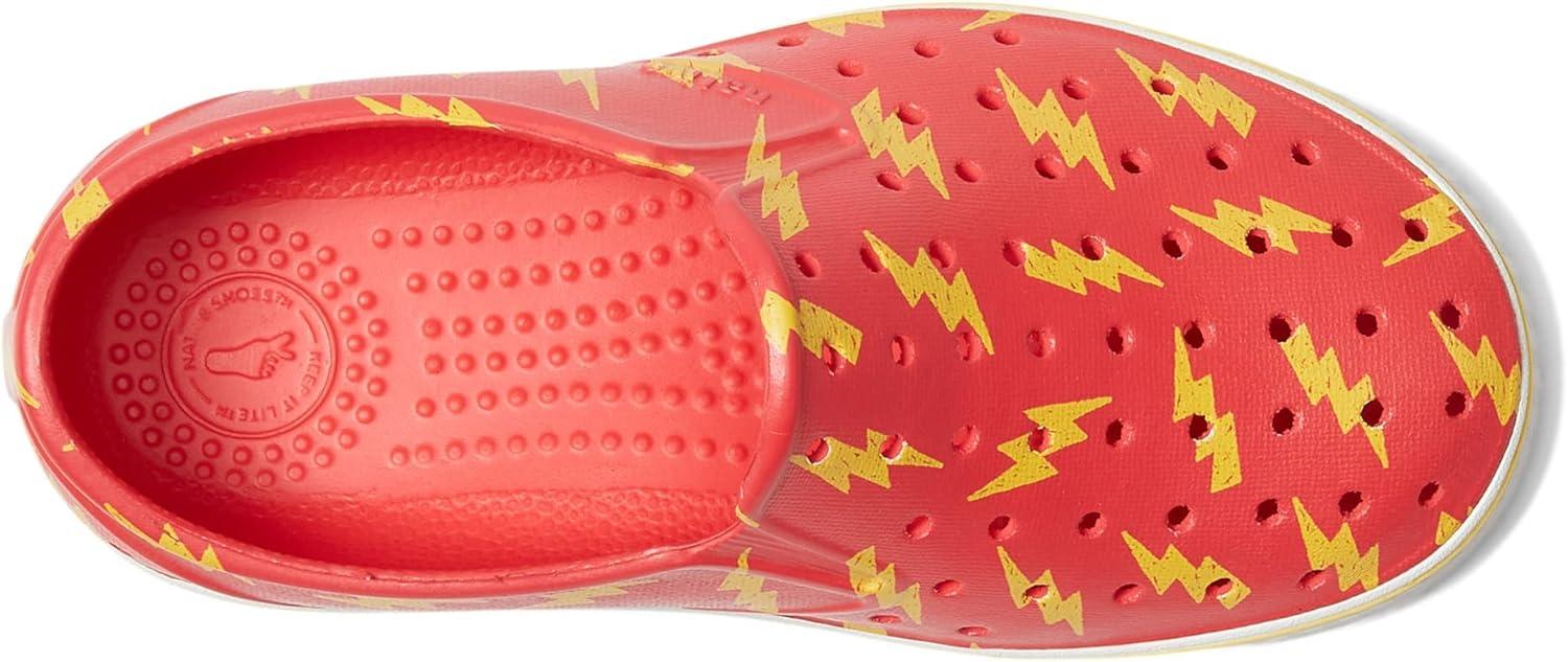 image:imageNative Shoes Unisex Kids Miles SlipOn SneakerHyper RedShell WhiteCrayon Lightning