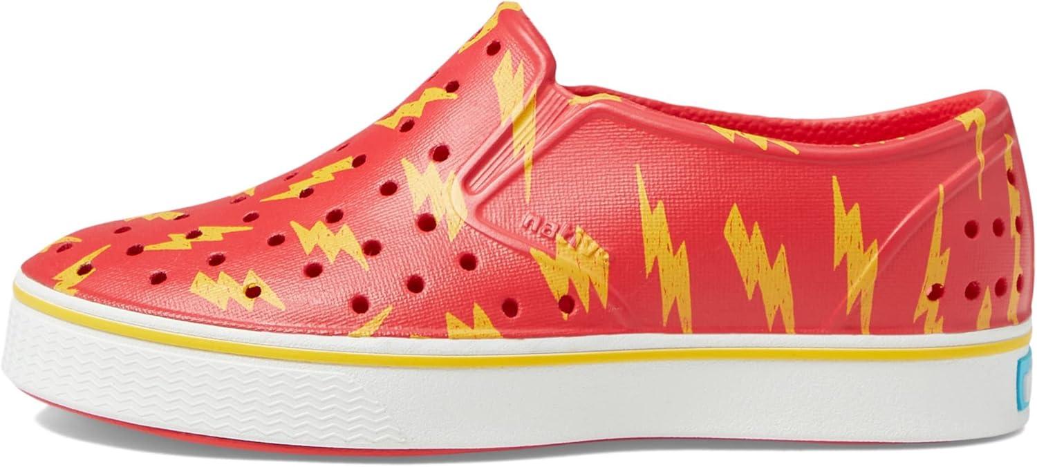 image:imageNative Shoes Unisex Kids Miles SlipOn SneakerHyper RedShell WhiteCrayon Lightning