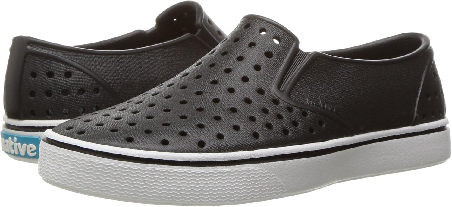 image:imageNative Shoes Unisex Kids Miles SlipOn SneakerJiffy BlackShell White