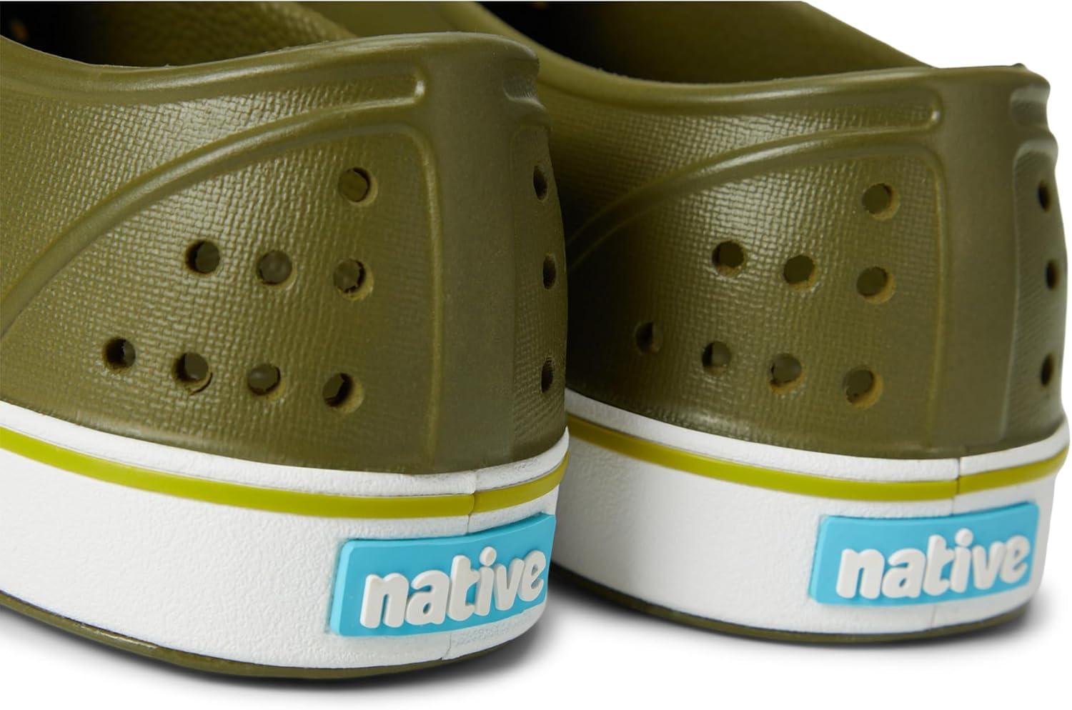 image:imageNative Shoes Unisex Kids Miles SlipOn SneakerRookie GreenShell White