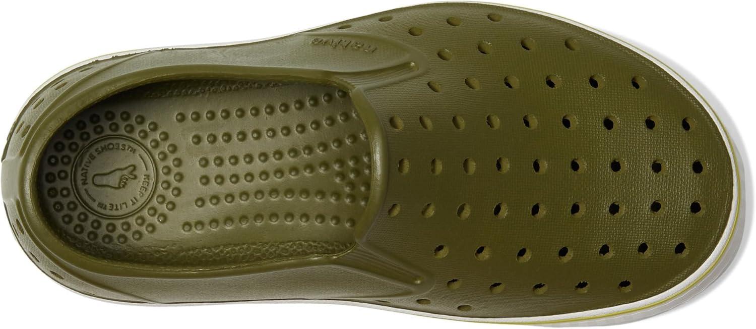 image:imageNative Shoes Unisex Kids Miles SlipOn SneakerRookie GreenShell White