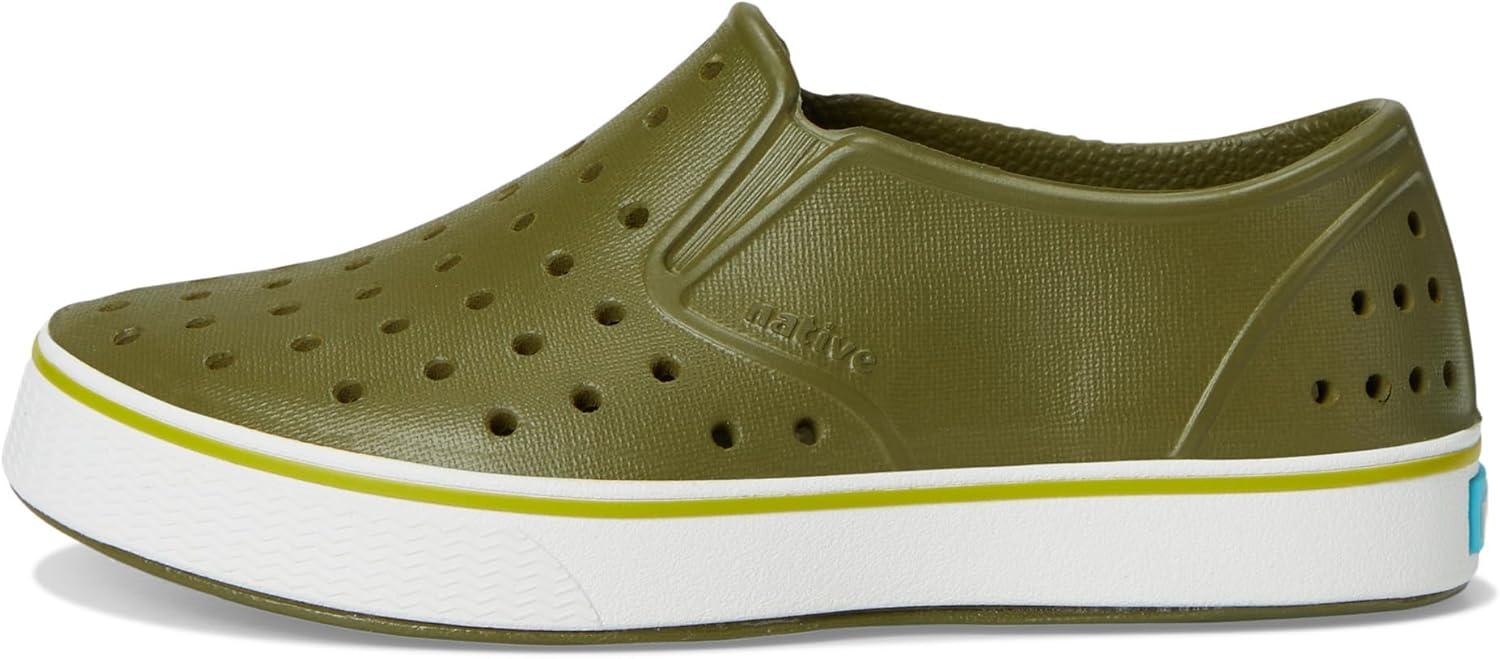 image:imageNative Shoes Unisex Kids Miles SlipOn SneakerRookie GreenShell White