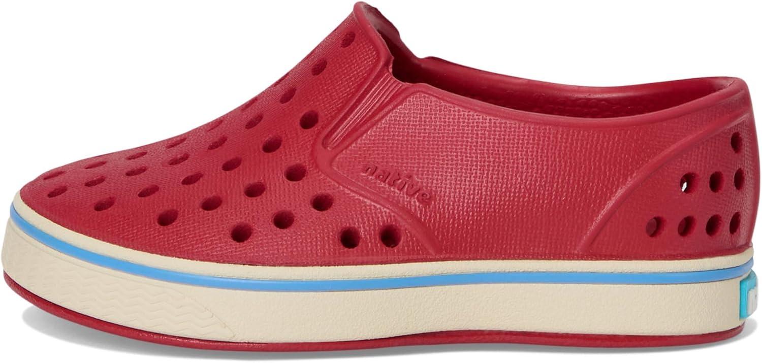 image:imageNative Shoes Unisex Kids Miles SlipOn SneakerRuby RedBone White
