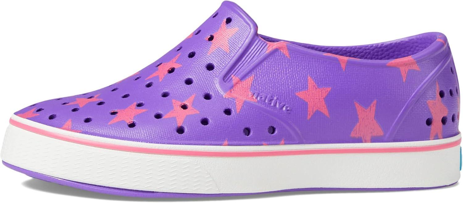 image:imageNative Shoes Unisex Kids Miles SlipOn SneakerStarfish PurpleShell WhiteDazzle Stars