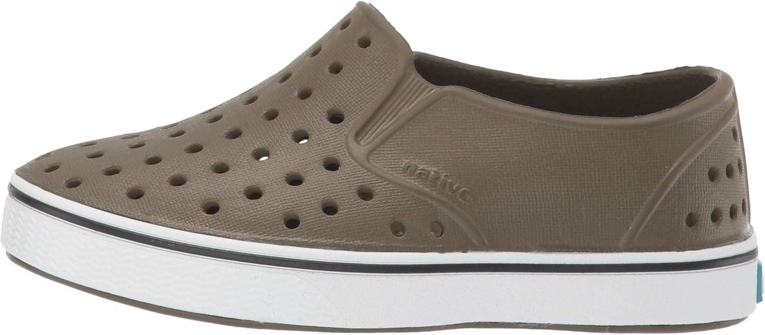 image:imageNative Shoes Unisex Kids Miles SlipOn SneakerUtility GreenShell White