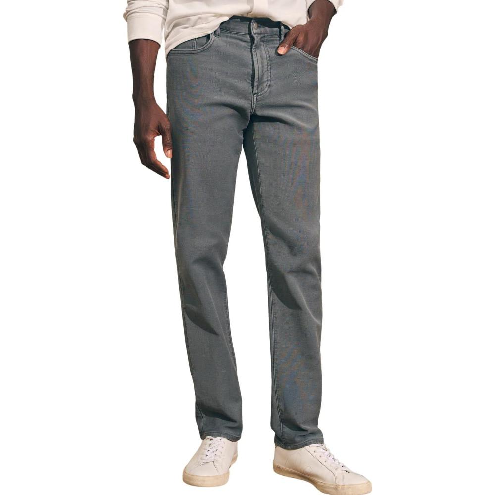 image:imageFaherty Mens Stretch Terry 5 Pocket PantSlate