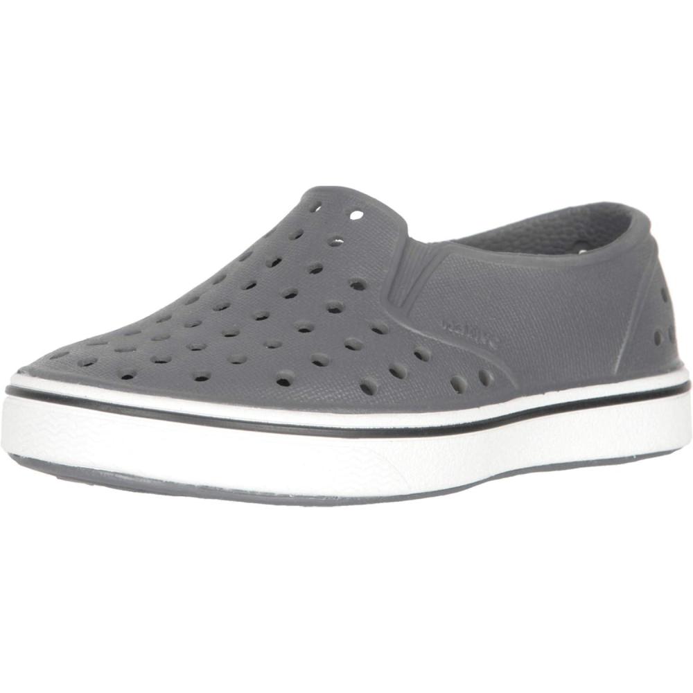 image:imageNative Shoes Unisex Kids Miles SlipOn SneakerDublin GreyShell White