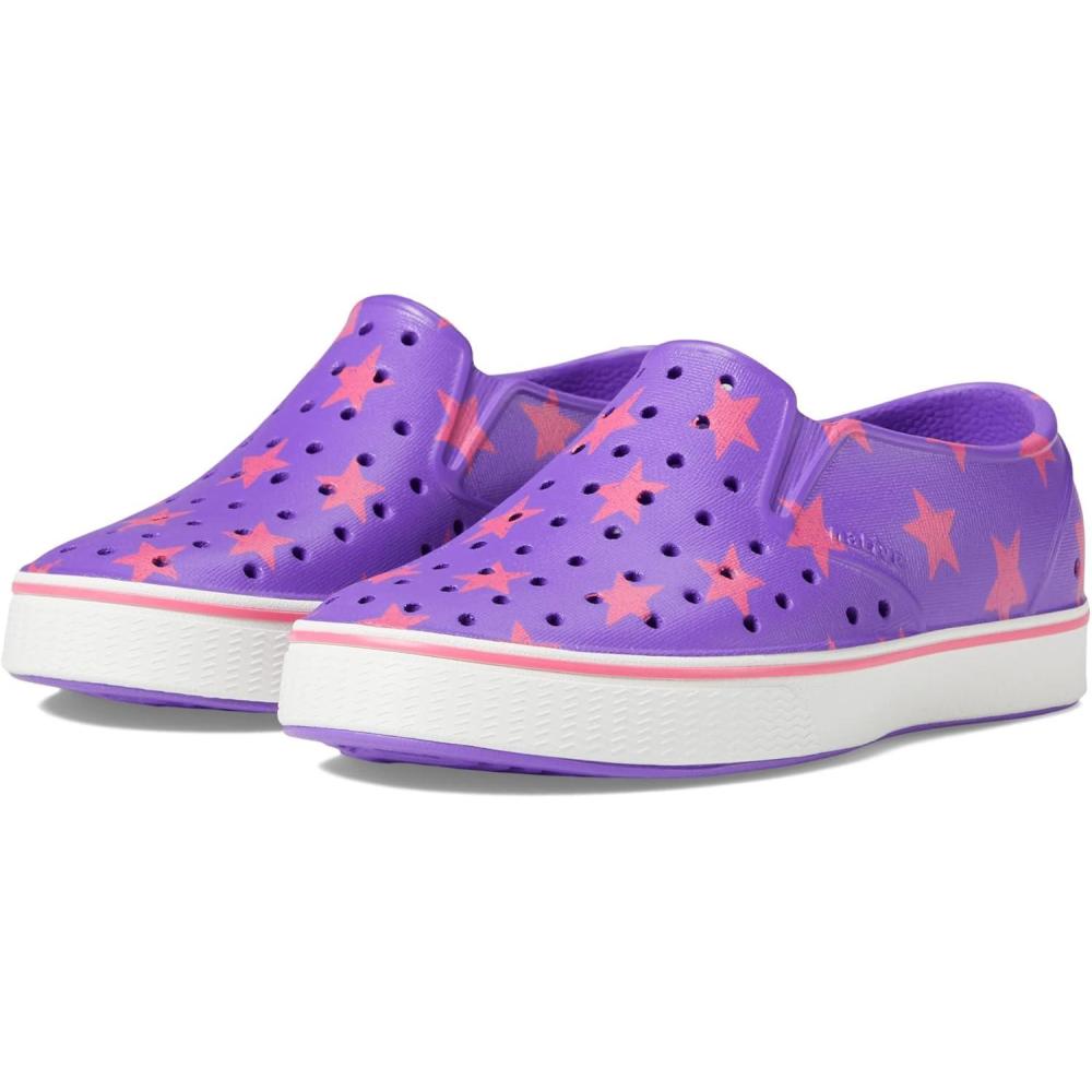 image:imageNative Shoes Unisex Kids Miles SlipOn SneakerStarfish PurpleShell WhiteDazzle Stars