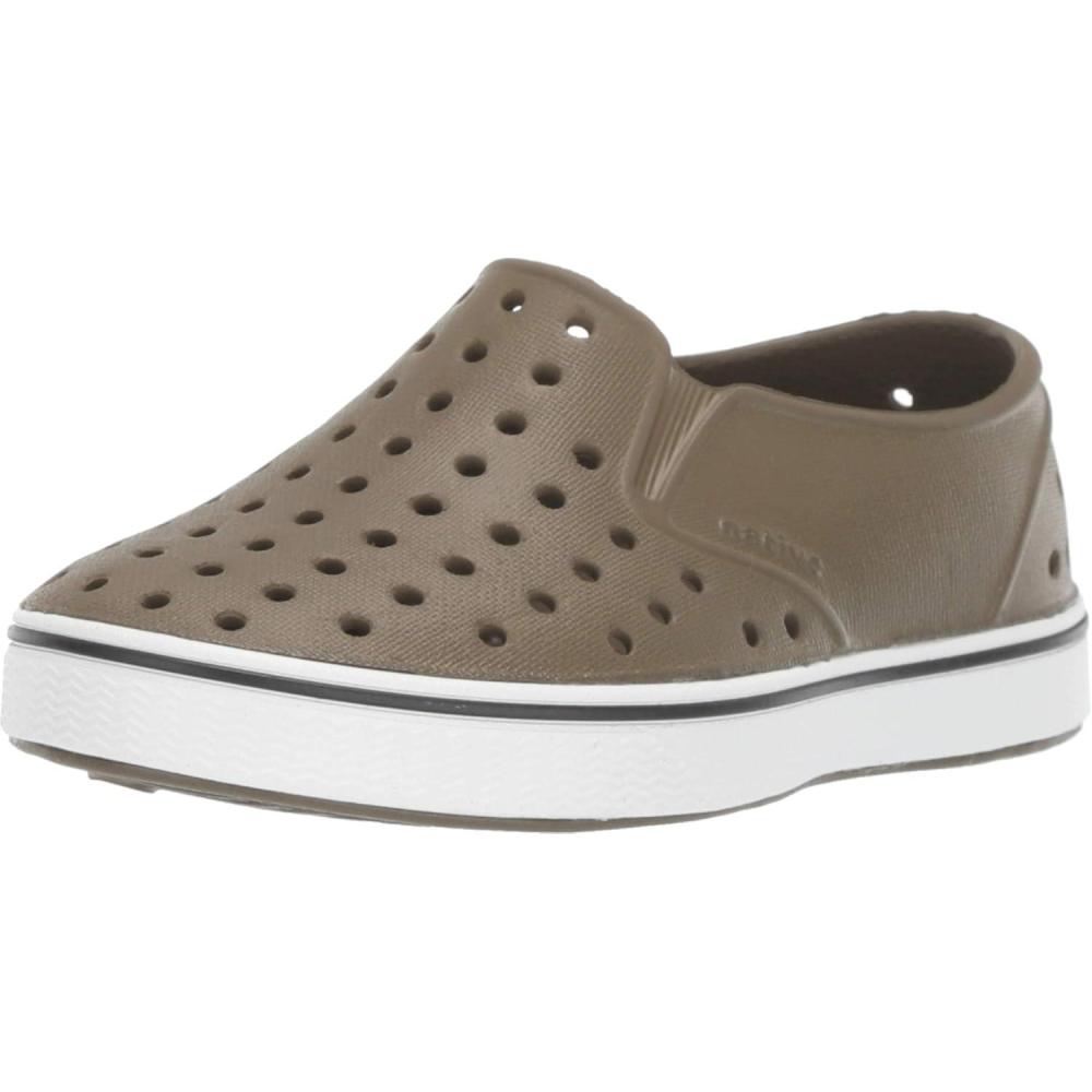 image:imageNative Shoes Unisex Kids Miles SlipOn SneakerUtility GreenShell White