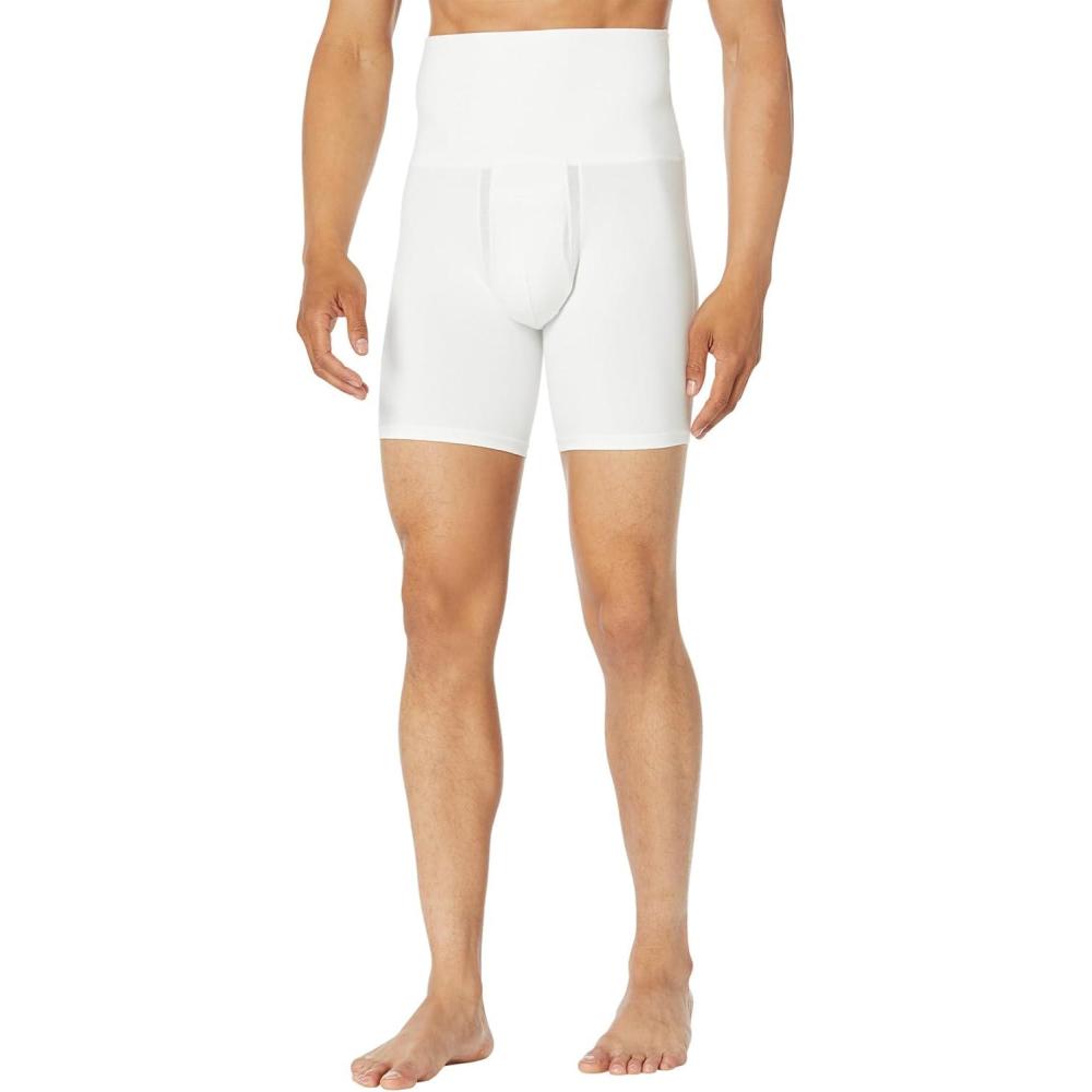 image:imageSPANX Mens Ultra Sculpt Cotton Power Boxer Brief Bright White Large