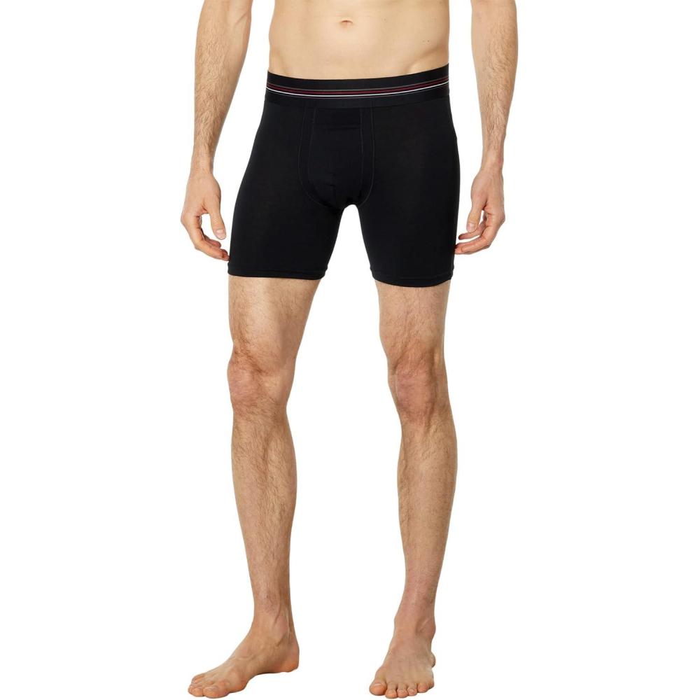 image:imageSPANX Mens Zero Sculpt Cotton Modal Boxer BriefClassic Black